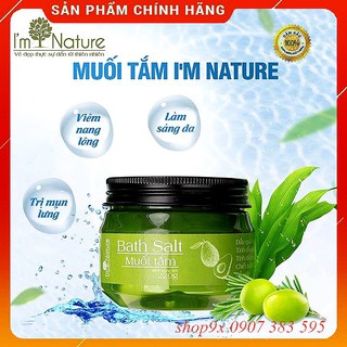 (Chính Hãng) Muối Tắm Thảo Mộc I'M NATURE Trị Mụn Lưng - Chống Rôm Sảy - Viêm Nang Lông 220Gr