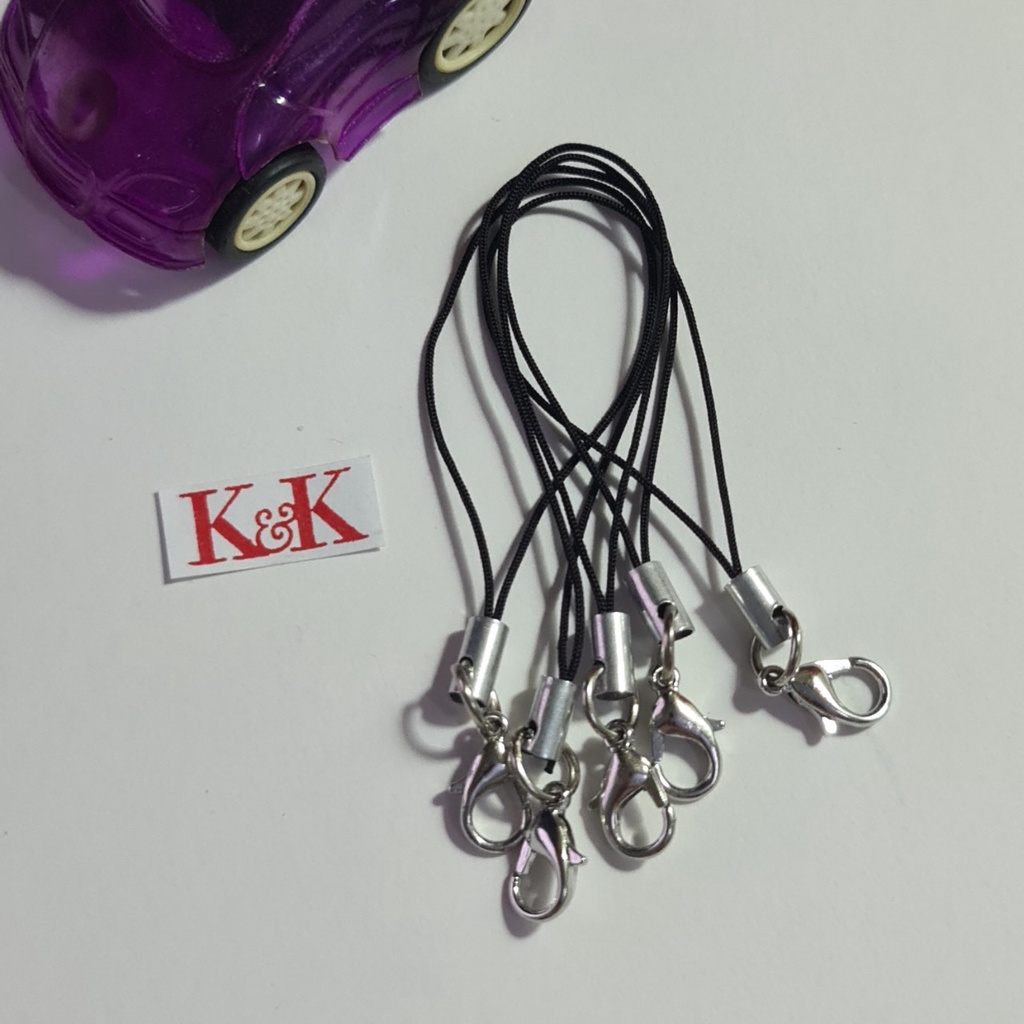 ❧K&K☙ Set 5/10 dây móc điện thoại, khóa xe trơn có càng cua