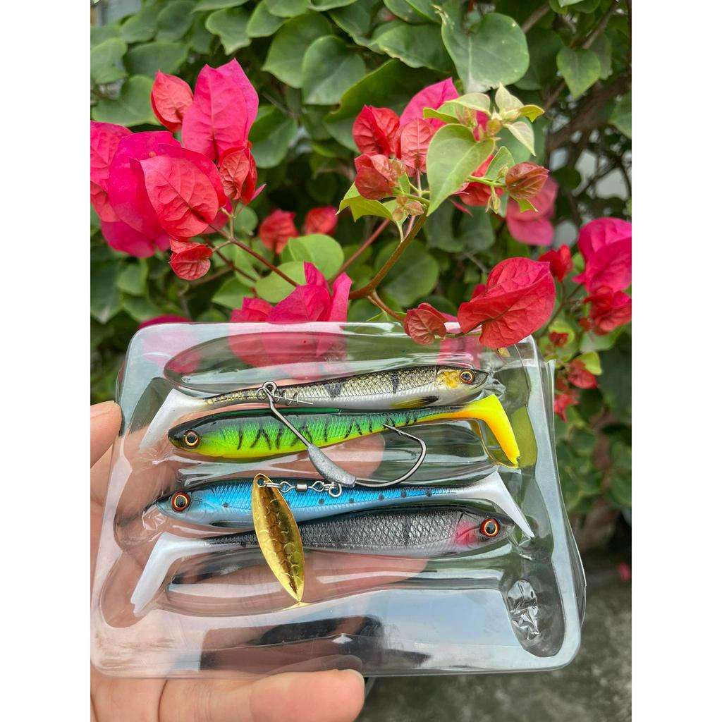 Combo Mồi mềm NFF Chính Hãng 100% và Lưỡi Móc