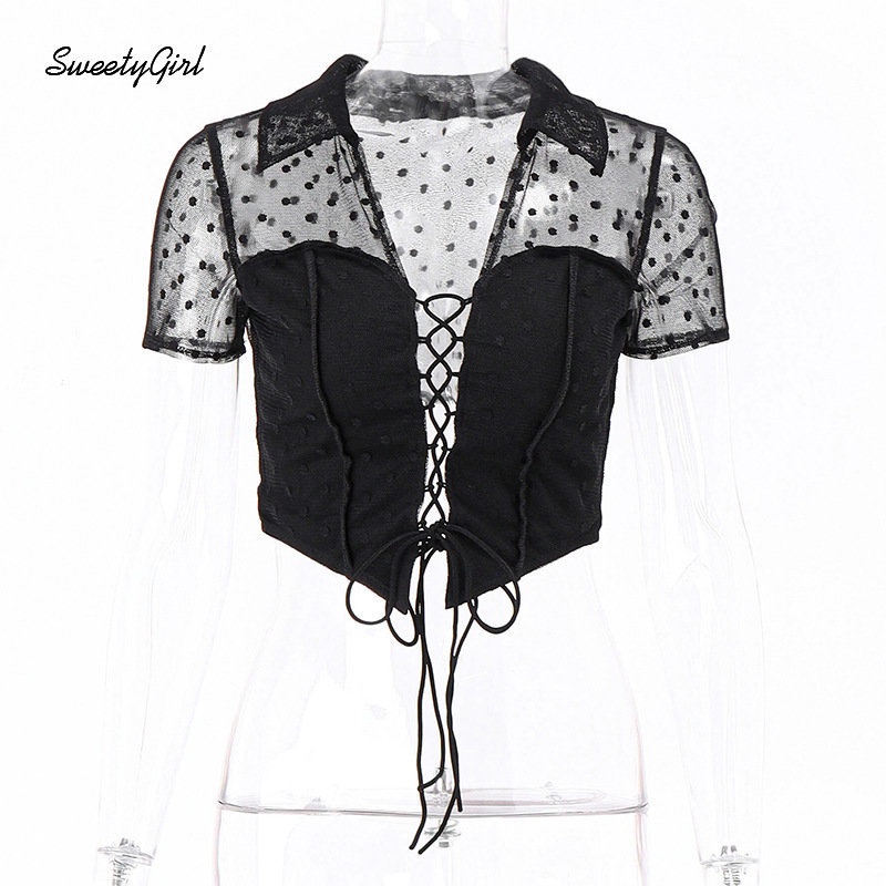 Áo Thun Tay Ngắn Cổ Chữ V Khoét Sâu Màu Đen Trơn Thời Trang 2022 Quyến Rũ Cho Nữ