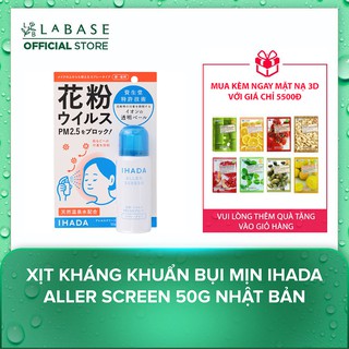 Xịt ngừa khuẩn bụi mịn Ihada Aller Screen 50g Nhật Bản