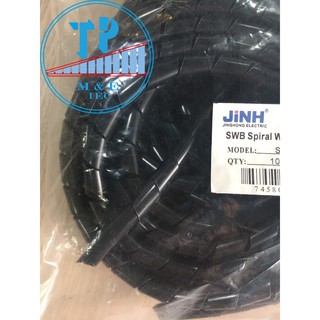 Dây xoắn ruột gà phi 10 Trăng/ Đen