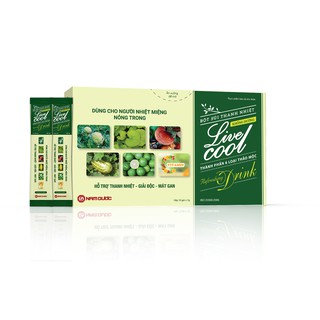 BỘT SỦI THANH NHIỆT LIVECOOL KHÔNG ĐƯỜNG hộp 10 gói