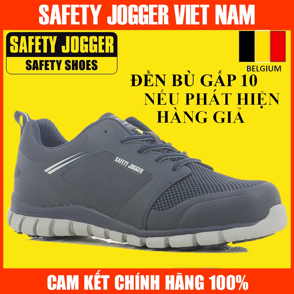 [CHÍNH HÃNG] Giày Bảo Hộ Lao Động Safety Jogger Ligero Xanh Navy