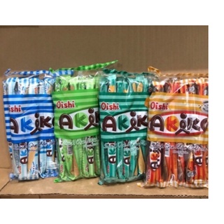 Snack Que Nhân sữa/cà phê Oishi Akiko gói 160g