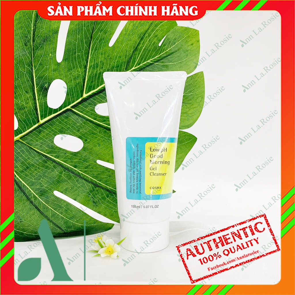 [Mã 1911FMCGSALE giảm 8% đơn 500K] Sữa Rửa Mặt Cosrx Low Ph Good Morning Gel Cleanser Dịu Nhẹ, Ngăn Ngừa Mụn 150ml