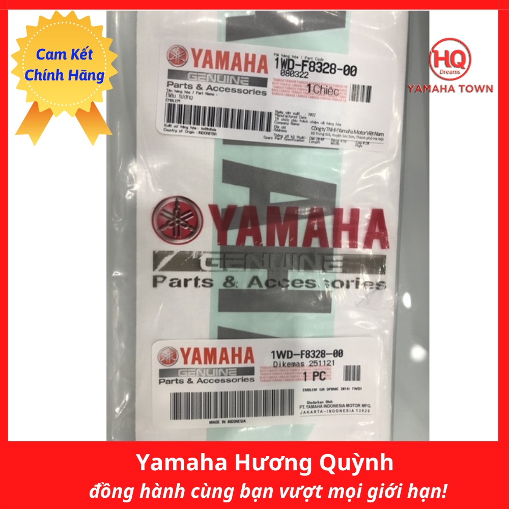 Tem biểu tượng chính hãng Yamaha - Yamaha Town Hương Quỳnh
