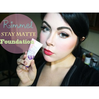 Kem nền Rimmel Stay Matte Liquid Mousse Foundation