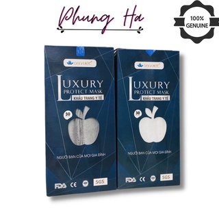 HỘP 30 Chiếc Khẩu trang KF94 4D Luxury protect Sen Việt (có đủ màu)