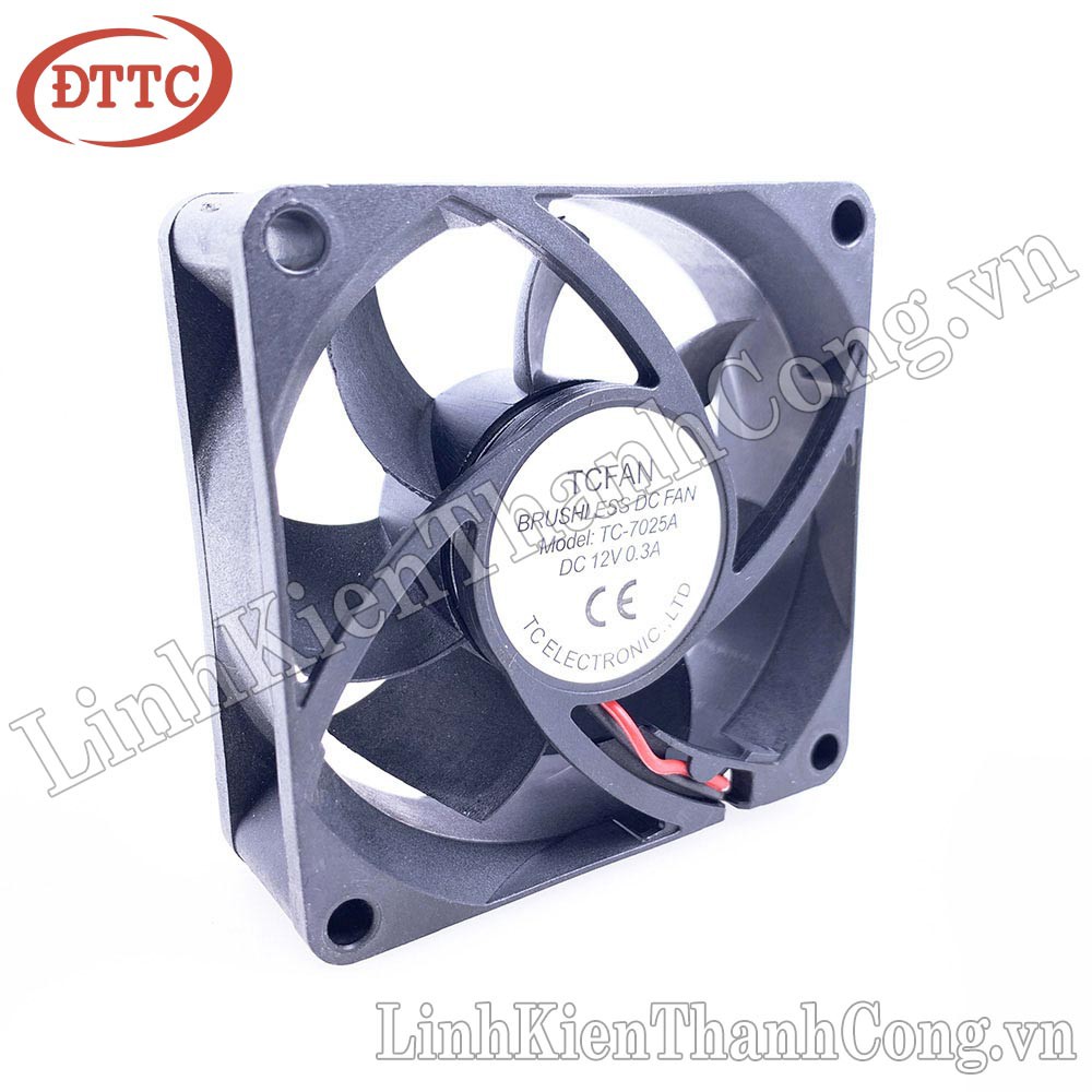 Quạt 7025 7x7x2.5cm 12V 0.3A