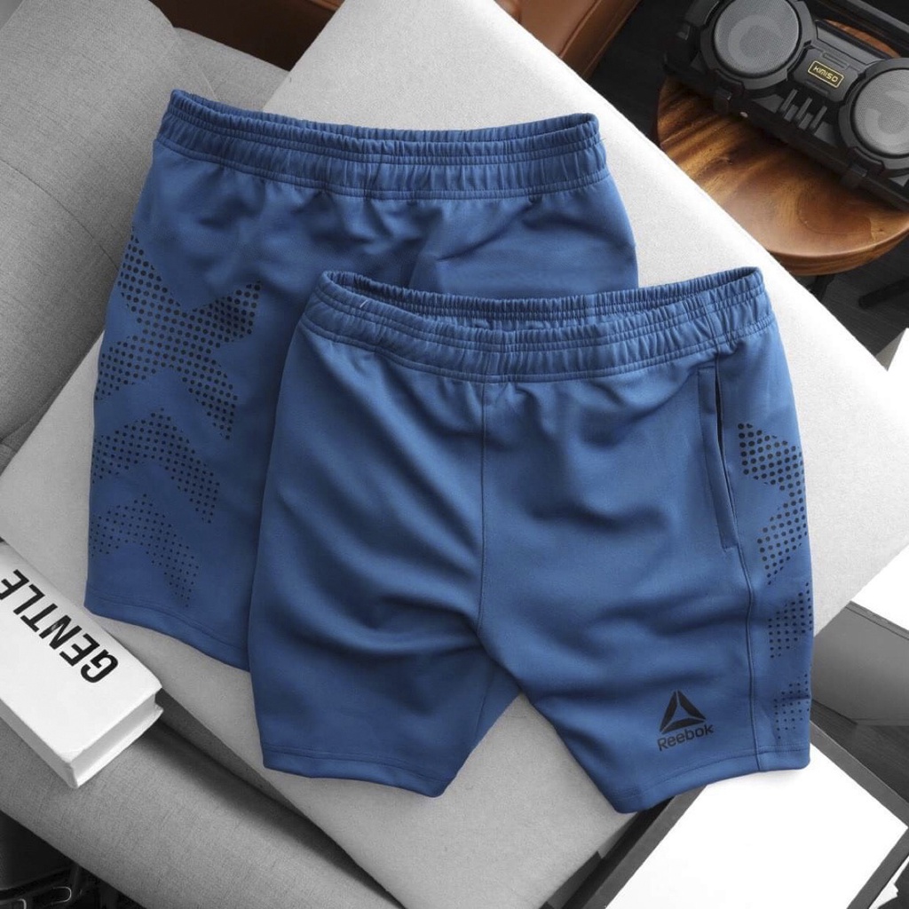 Quần đùi nam thể thao quần short cao cấp phong cách trẻ trung năng động có túi khoá kéo, chất vải dày dặn 𝗥𝗘𝗘𝗕𝗢𝗞