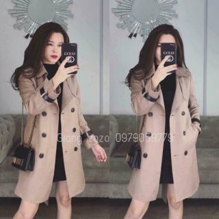ÁO KHOÁC DẠ LỘN CỔ VEST FORM DÀI ( kèm video , ảnh thật )