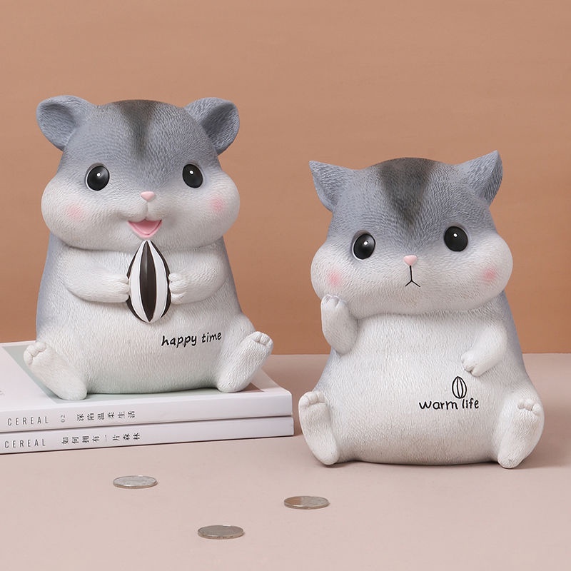Quà Tặng. Ống Heo Đất. Ống Heo Tiết Kiệm Hình Chuột hamster Hoạt Hình Dễ Thương 2022