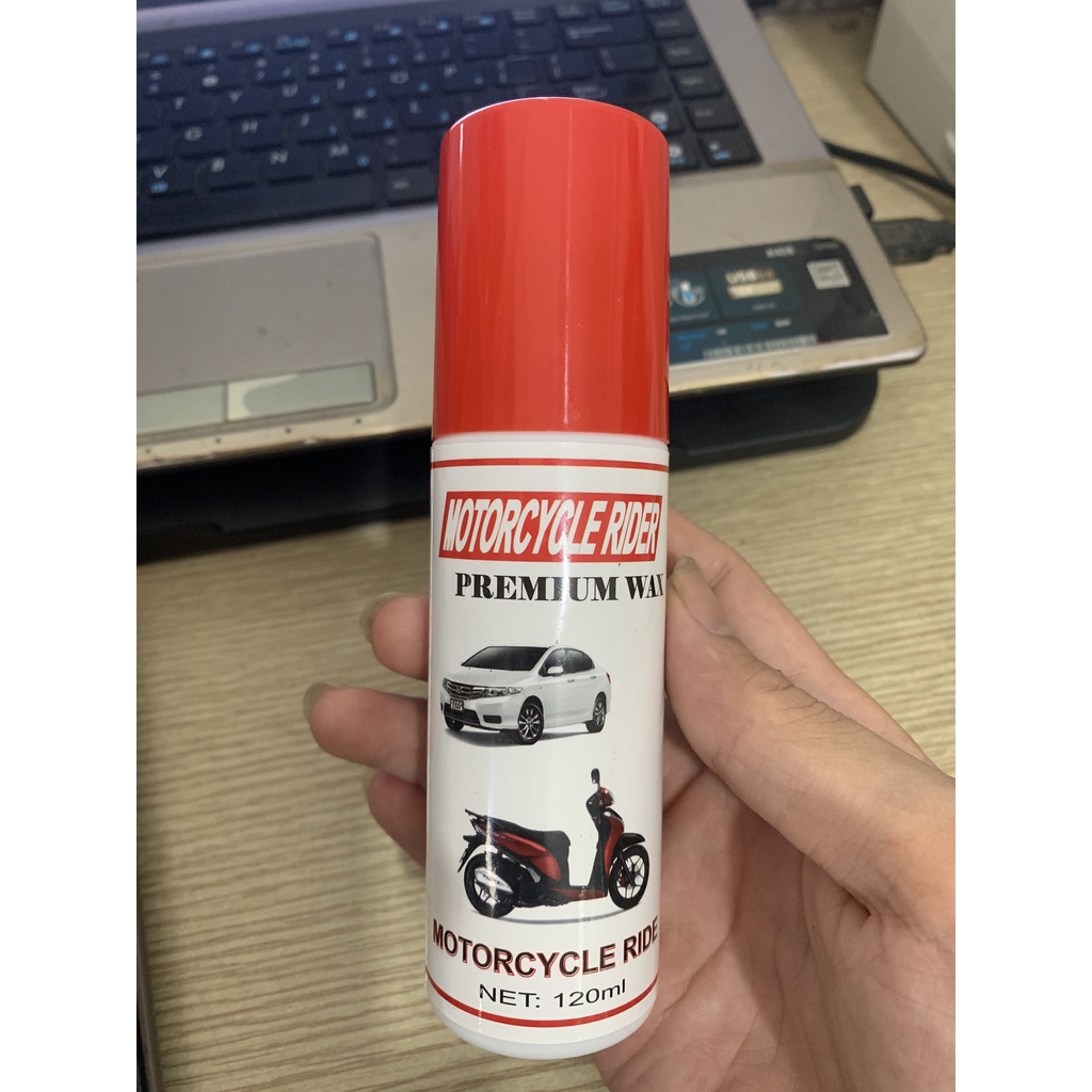 [FreeShip] Wax làm bóng sơn xe MotorCycle Rider 120ml chuyên làm bóng và bảo vệ sơn xe