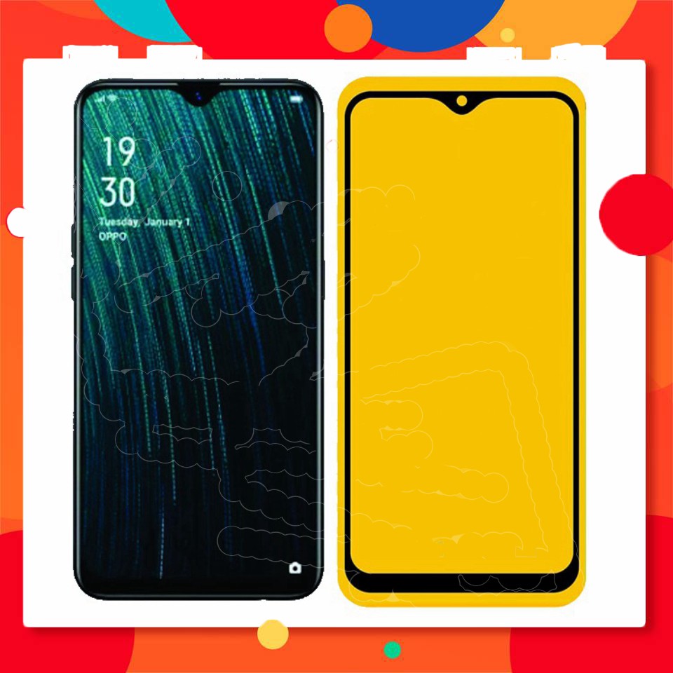 Kính cường lực điện thoại Oppo A92 / A91 / A9 2020 / A52 / A5 2020/ A7 / A5S/ A31 / A3S/ A1K - Full màn hình