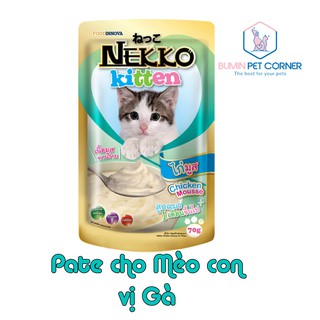 Pate cho Mèo con Nekko Kitten gói 70g