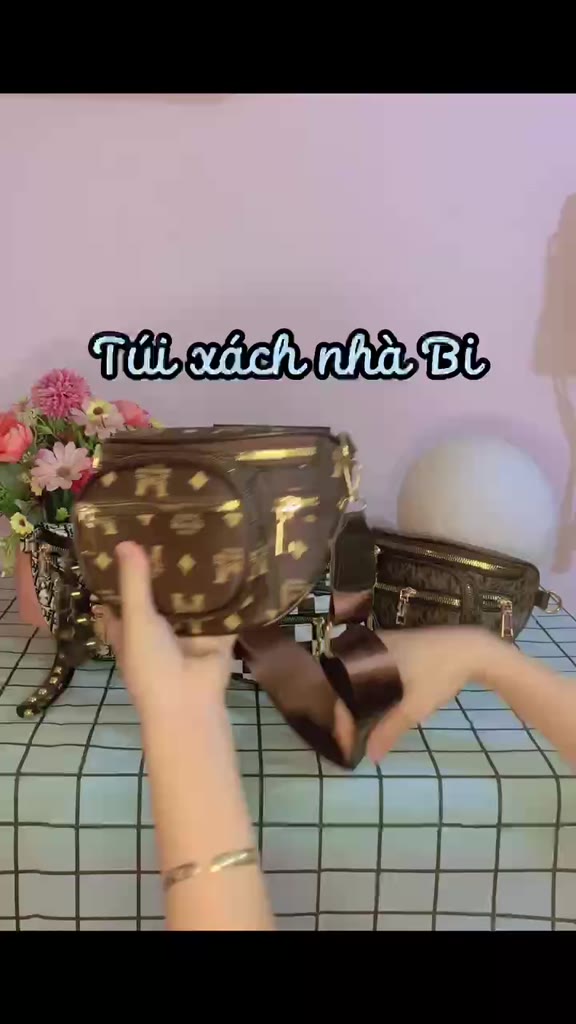 Túi bao tử  đeo bụng đeo chéo hoạ tiết trẻ trung T550 | BigBuy360 - bigbuy360.vn