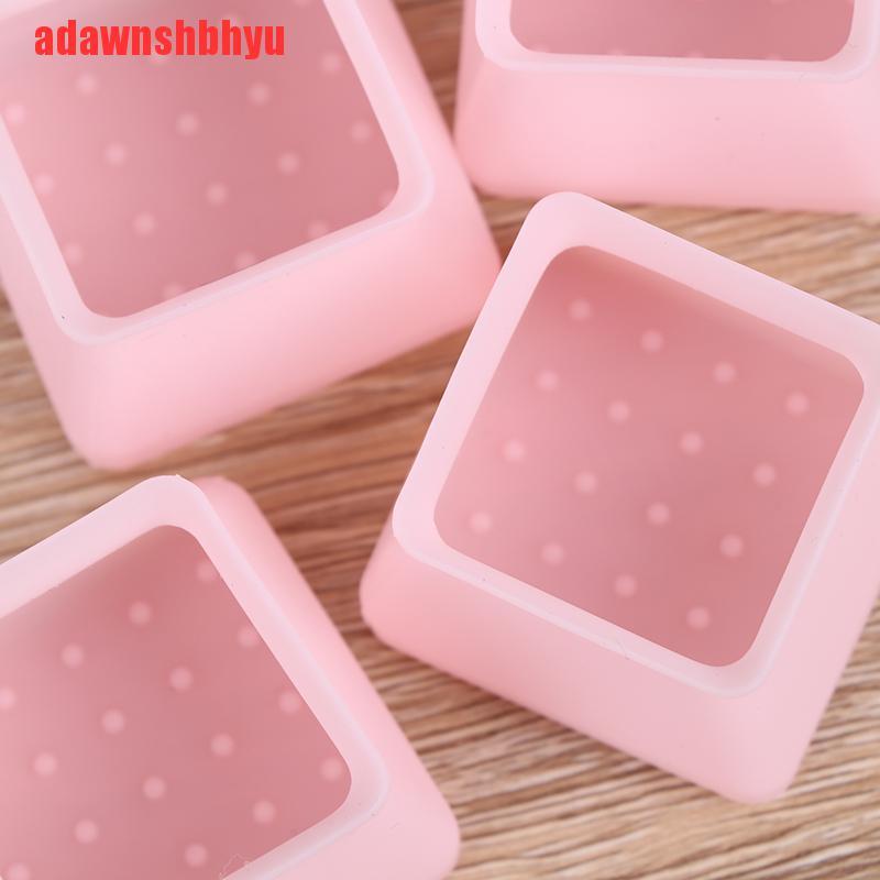 [adawnshbhyu]4Pcs Chair SiliconeTable Foot Pad Mat Cover Protector Furniture Floor Protect