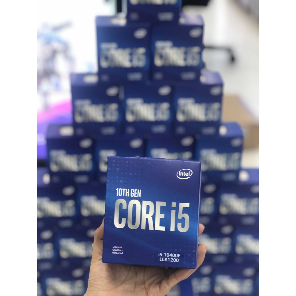 CPU Intel Core i5 10400F (2.9GHz turbo up to 4.3Ghz, 6 nhân 12 luồng) - Socket Intel LGA 1200