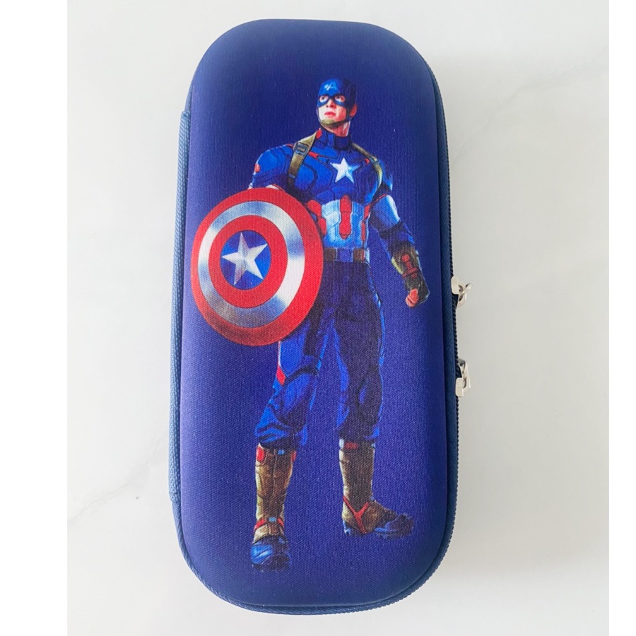 Hộp bút, túi bút, bóp viết học sinh Captain Marvel