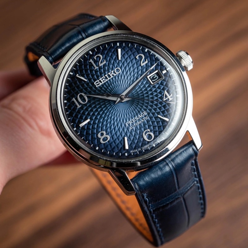 ĐỒNG HỒ NAM CHÍNH HÃNG SEIKO SARY165 PRESAGE COCKTAIL DIAL BLUE AUTOMATIC