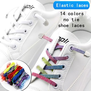 Dây buộc giày lười bằng vải canvas không cần buộc nhiều màu sắc có khóa kim loại