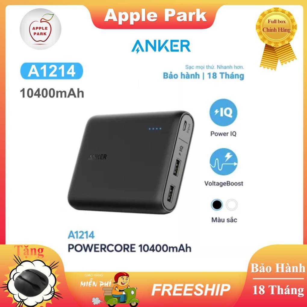 Pin Sạc Dự Phòng ANKER A1214 10400mAh A1215 13000mAh PowerCore 2 USB Sạc nhanh [Bảo hành 18 tháng]