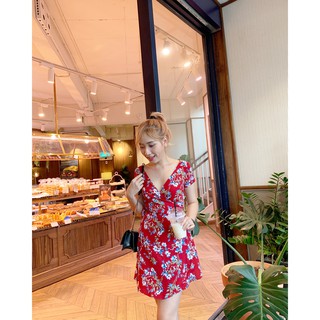 ĐẦM CỔ ĐẮP CHÉO ( SOLLIE DRESS)