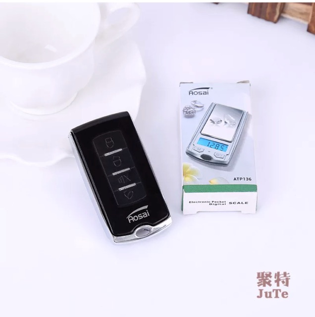 Cân điện tử 100g0.01g cân tiểu li mini bỏ túi cân romot xe hơi