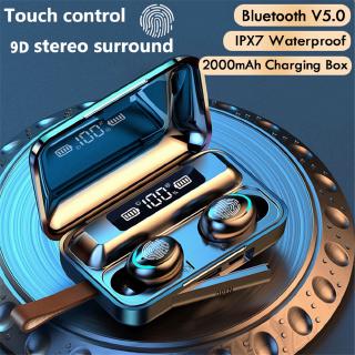 Tai Nghe Bluetooth AMOI F9 TWS Không Dây | nút cảm ứng | Hiển thị % pin, Dung Lượng