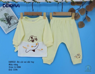 Bộ cài vai dài tay Dokma(db502)