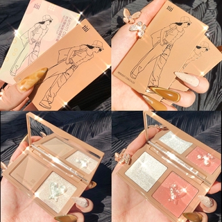 XIXI Bảng phấn mắt đa chức năng Broken Diamond Highlight Blush