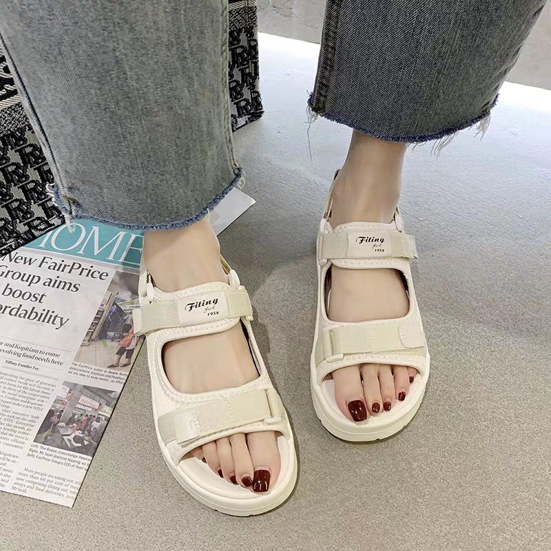 Dép sandal quai dán đi học Ulzzang siêu xinh