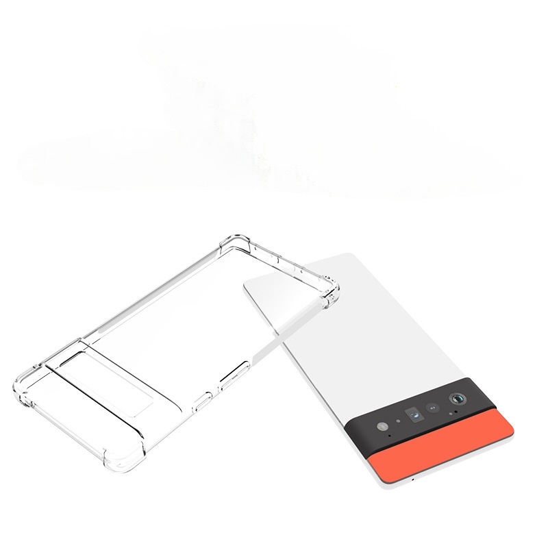 Ốp lưng Pixel 6 Pro dẻo trong suốt lồi 4 góc chống sốc hạn chế ố vàng ôm khít máy