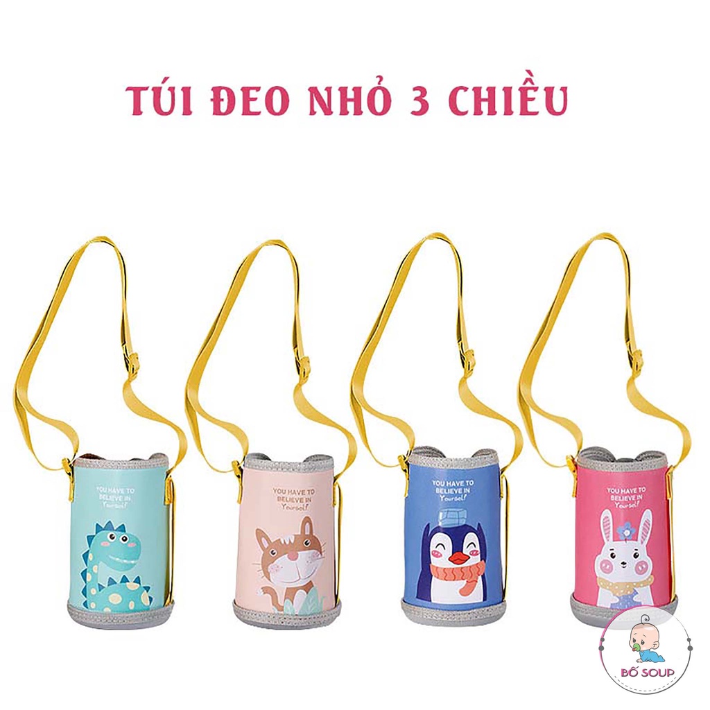 Bình giữ nhiệt cho bé Kbebe hoạ tiết đáng yêu
