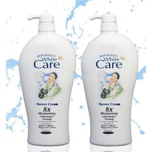 Sữa tắm dê White Care trắng mịn 1200ml - Sữa tắm Thái Lan