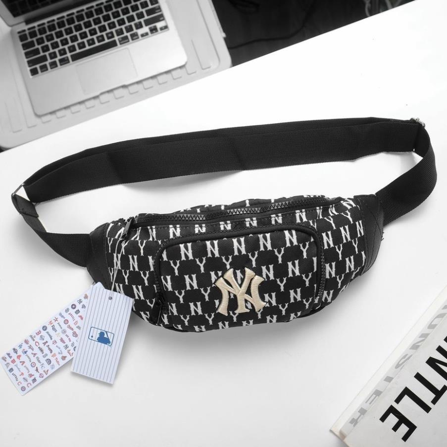 Túi đeo chéo WAIST BAG NY MLB monogram đơn giảm tinh tế sang trọng Nón free size