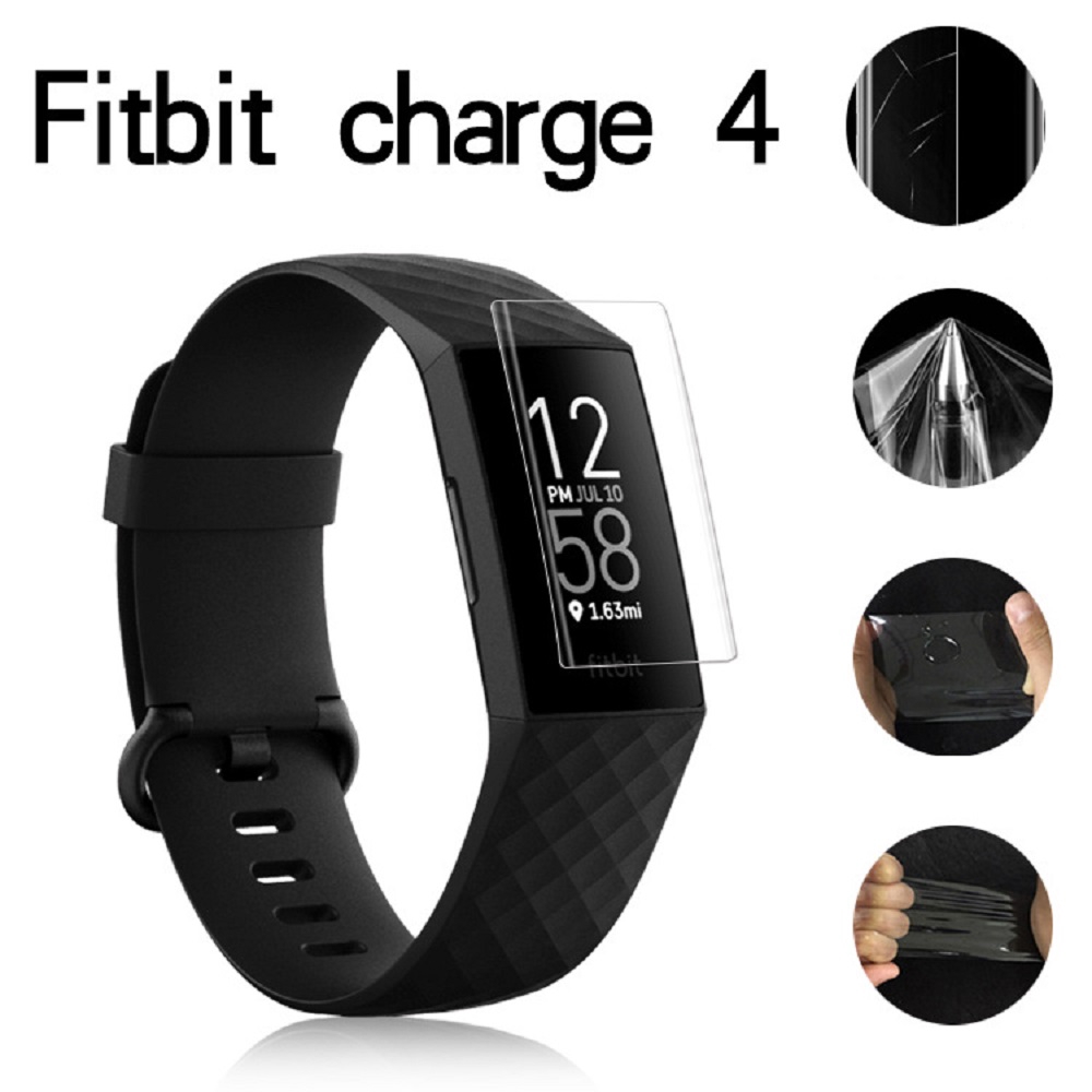 Miếng Dán Bảo Vệ Màn Hình Đồng Hồ Thông Minh Siêu Rõ Cho Fitbit Charge 2 3 4