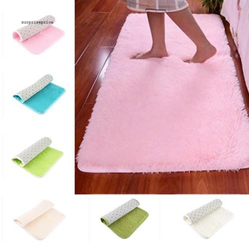 Thảm bông mềm mại chống trượt trang trí nhà cửa