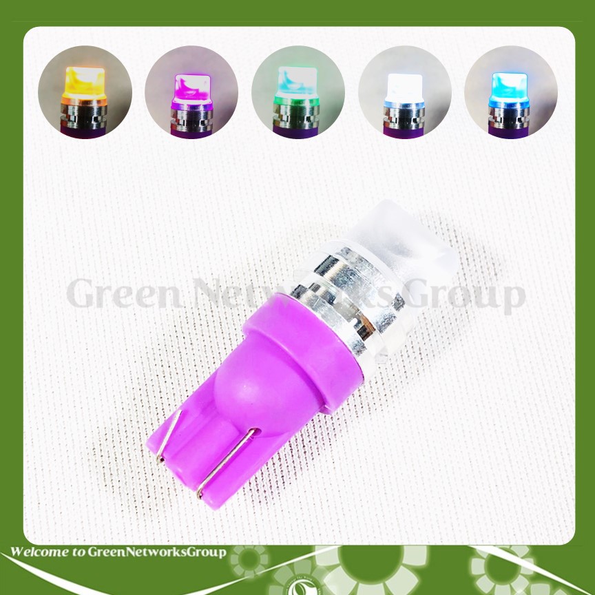 Đèn xi nhan chân ghim T10 chớp ánh sáng 7 màu Greennetworks