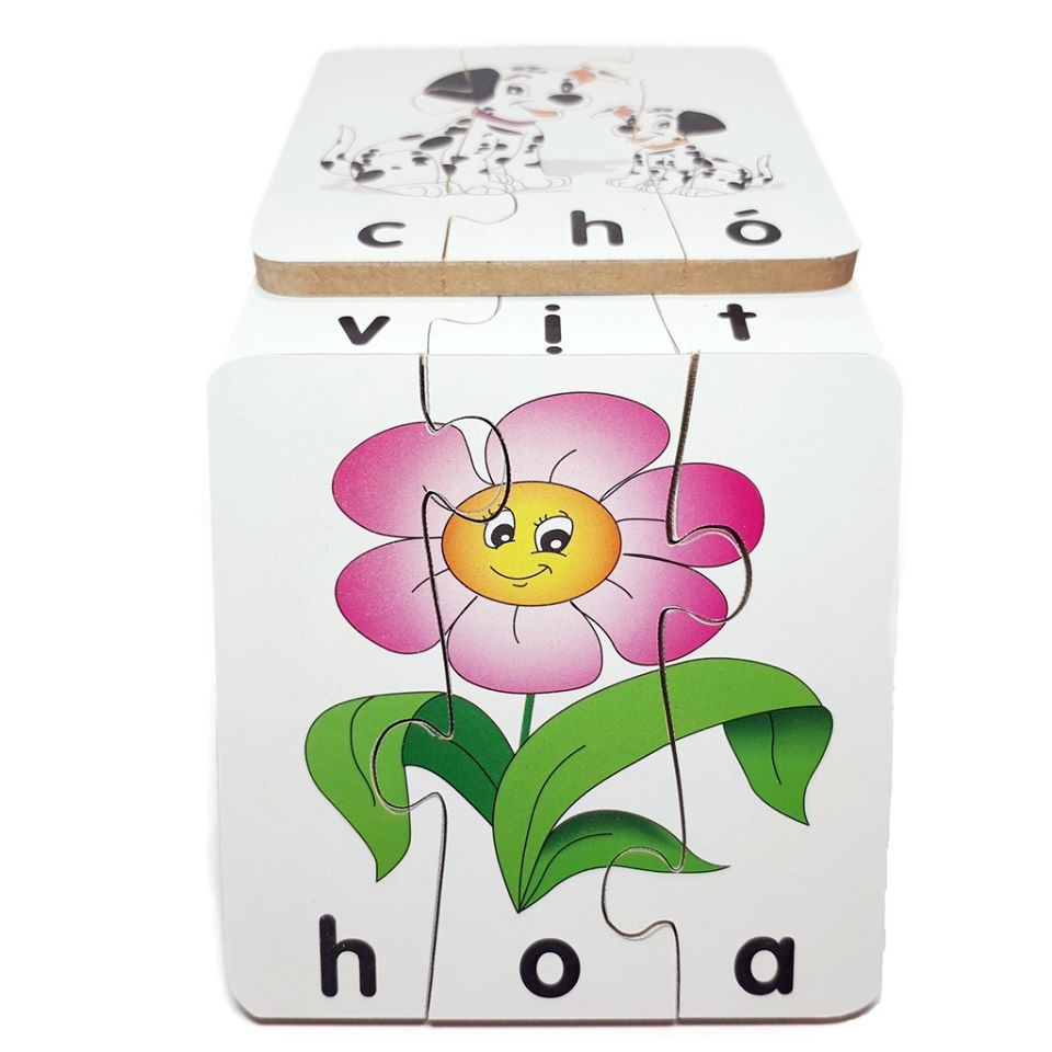 Bộ ghép hình học chữ Winwintoys