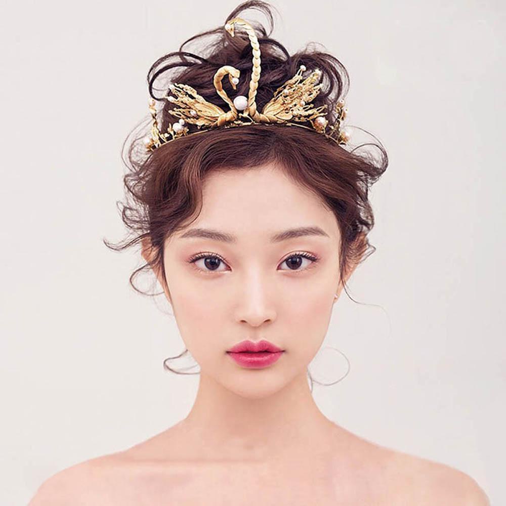 Vương Miện Cài Tóc Đính Đá Lấp Lánh