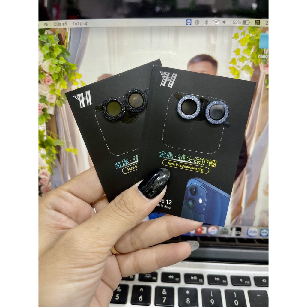 DÁN  CAMERRA KIM TUYẾN IPHONE  12 ( 2 CAM  )