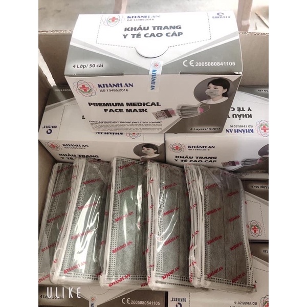 Khẩu trang y tế 4 lớp Khánh An (Hộp 50 cái) | BigBuy360 - bigbuy360.vn