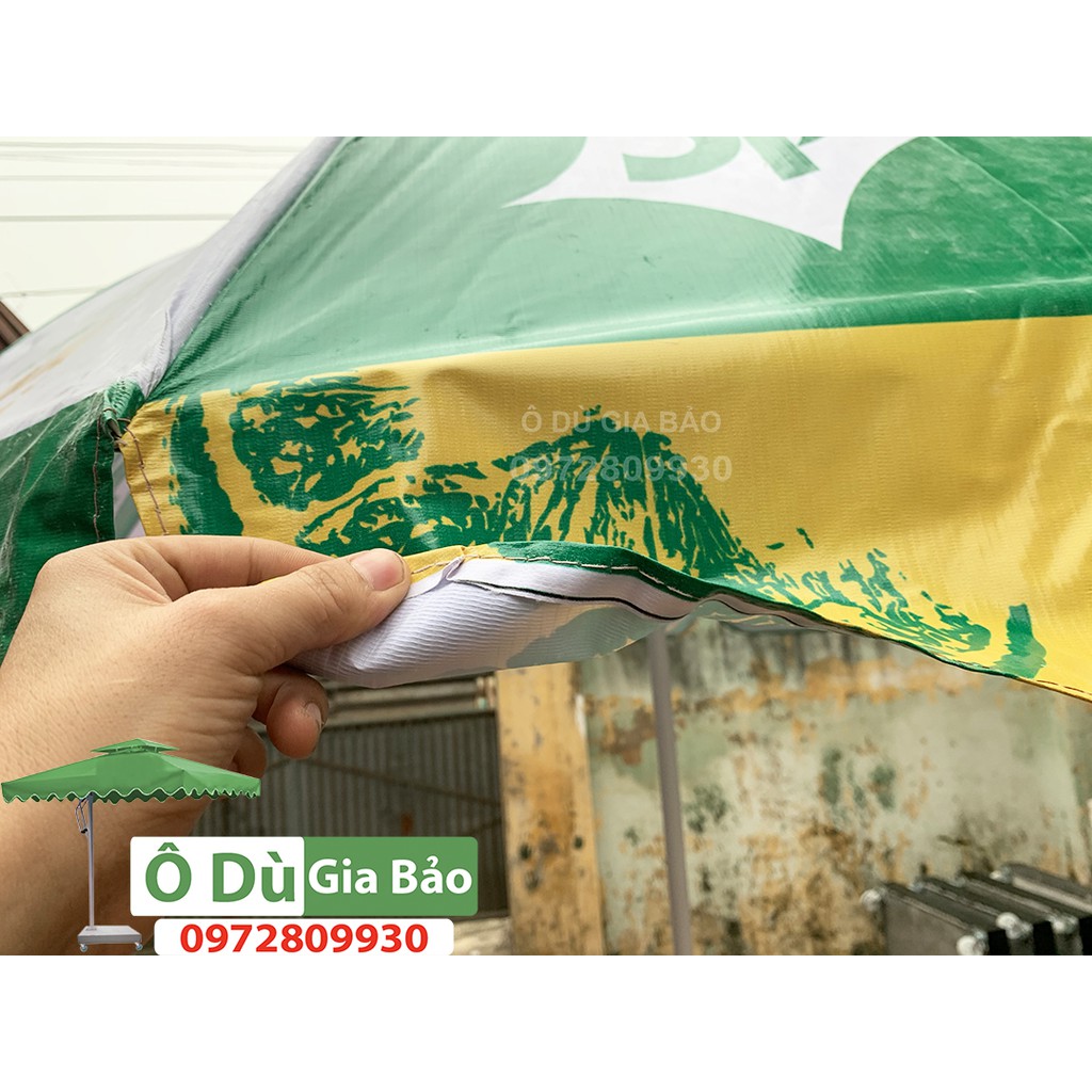 Ô Dù Chính Tâm Quảng Cáo Che Mưa Che Nắng 2M4