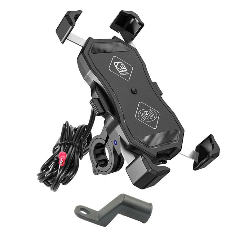 Giá Đỡ Sạc Nhanh QC3 0 USB Không Dây 12V Chống Nước Gắn Xe Máy