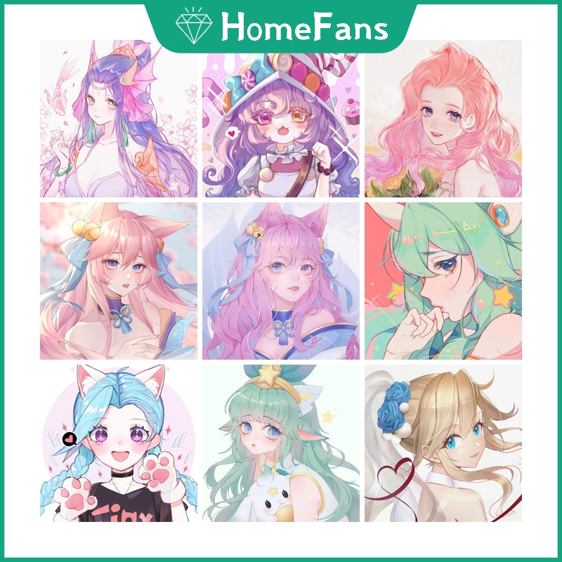 Bộ Tranh Đính Đá 5D Tự Làm 40x40cm/50x50cm Hình Anh Hùng Độc Đáo Cho Trang Trí Nhà Cửa