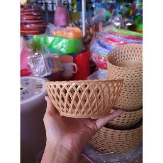 Rổ nhựa giả mây tre