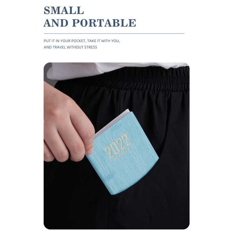 Sổ Tay Lên Kế Hoạch Hàng Ngày Khổ A7 Độc Đáo 2022