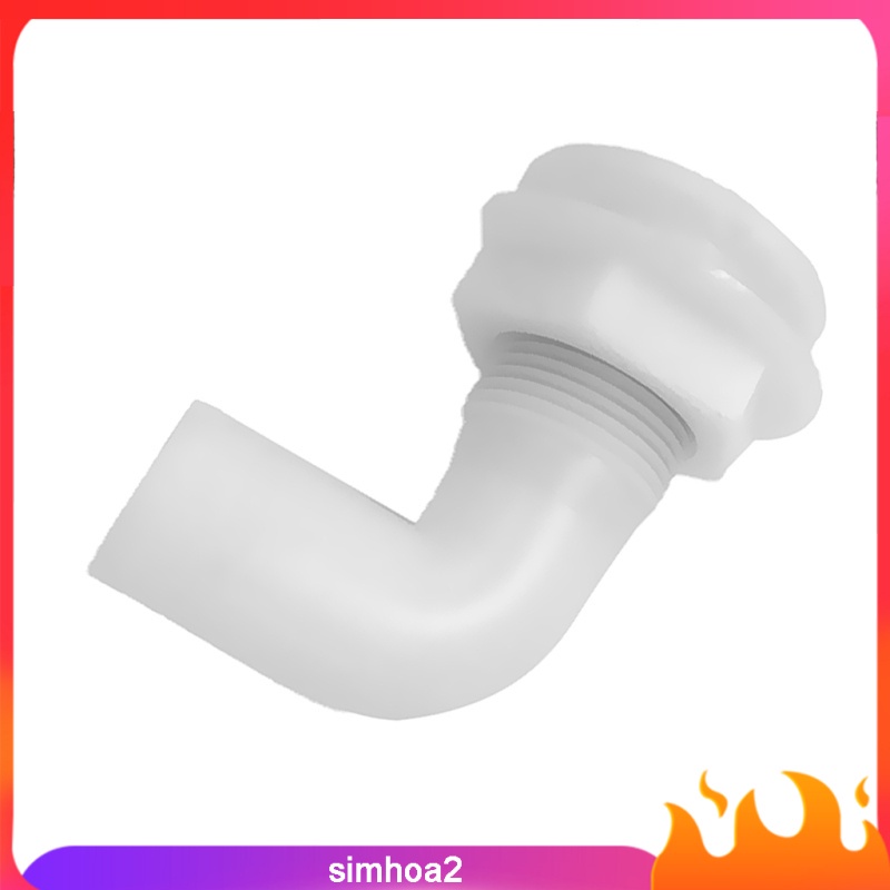 Ống Bơm Thru-Hull Bilge 1 "Bằng Nhựa Nylon Màu Trắng 2 Cái Cho Thuyền | BigBuy360 - bigbuy360.vn